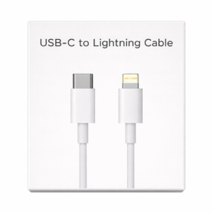 Cablu de date/incarcare OEM compatibil Apple, Lightning - USB C, 2m, alb, blister